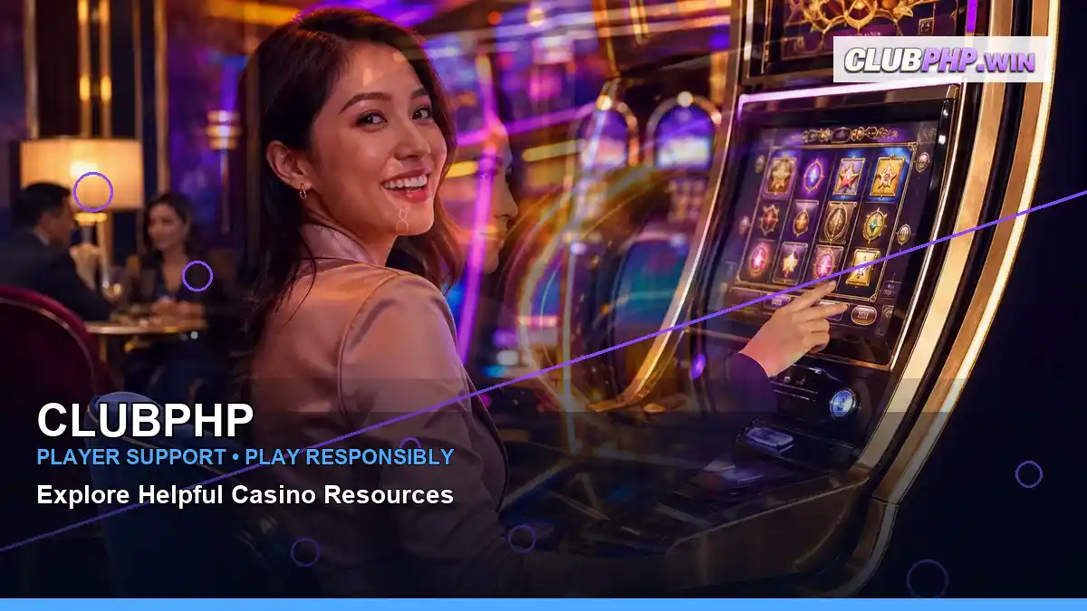 CLUBPHP layered collage burst free spins slot games highlighting mobile-friendly casino play