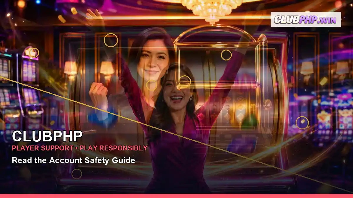 CLUBPHP CLUBPHP download information for Philippine users scene with centered luxury online slot games for players in the