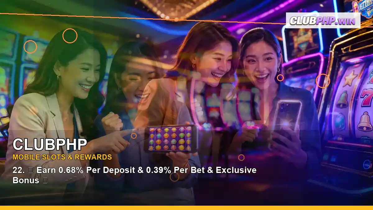 CLUBPHP high-energy casino cashback rewards in a panoramic reel layout for Philippine players