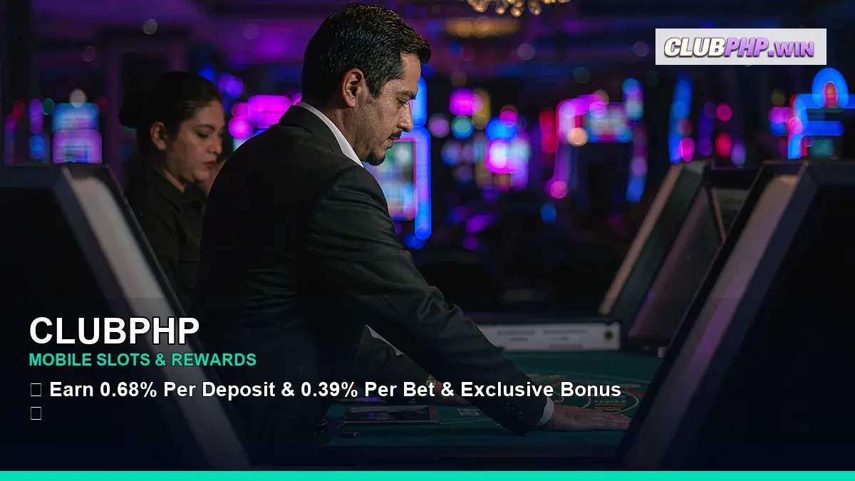 CLUBPHP live casino table games featuring an adult Filipina casino host with a right-framed composition