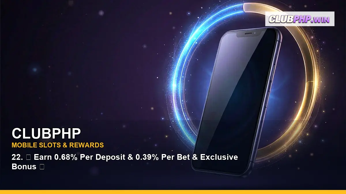 CLUBPHP high-energy download mobile casino app in a hands glow layout for Philippine players